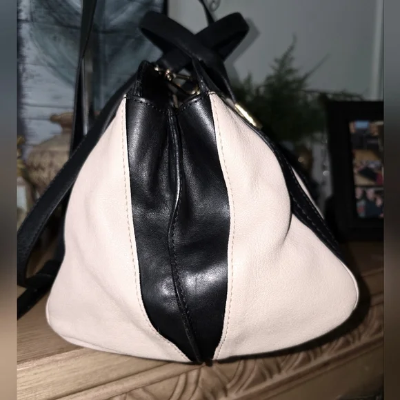 Chloe | Alice Large Leather Bag 2 Way Colorblock Satchel EUC - Picture 7 of 16